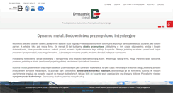 Desktop Screenshot of dynamic-metal.com.pl